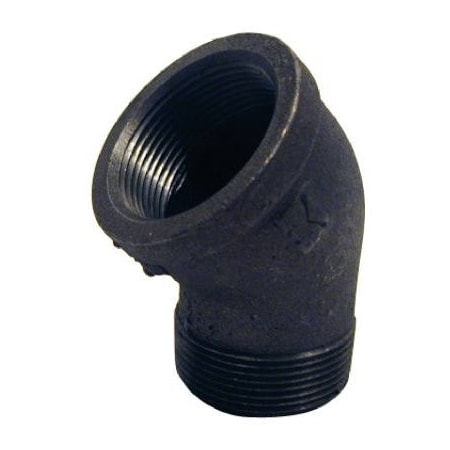 B & K 112 BLK Street Elbow 520-507HC